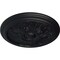 Ekena Millwork Vienna Ceiling Medallion (Fits Canopies up to 3 1/4"), Hand-Painted Steel Gray, 16 7/8"OD x 5/8"P CM17VISGS - alternate 2